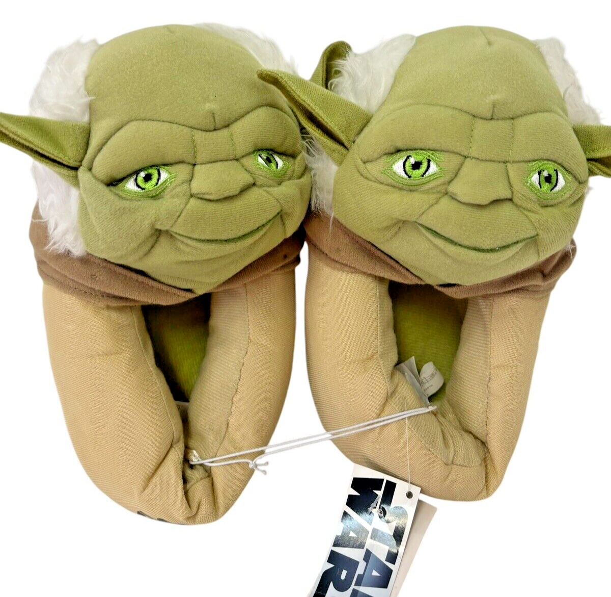 SAOLA Pantofole Star Wars Yoda slip on nuove con etichette taglia media giovani bambini suola 2 3 gripper