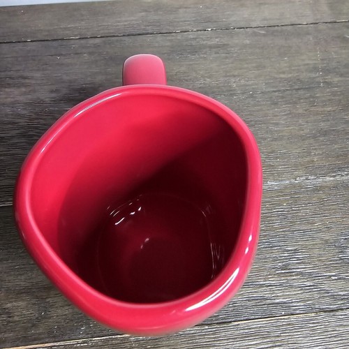Rae Dunn Artisan Muah! Red Valentine's Day Mug Coffee Tea Cocoa 2021 Magenta - 第 7/8 張圖片