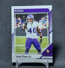 Ivan Pace Jr. 2024 Panini Donruss Football Card #104 Minnesota Vikings