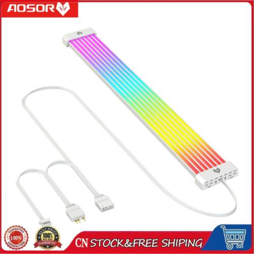 COOLMOON AOSOR Flexible Lamp Strip Bendable Flexible LED Strip Light for Chassis - Afbeelding 1 van 12