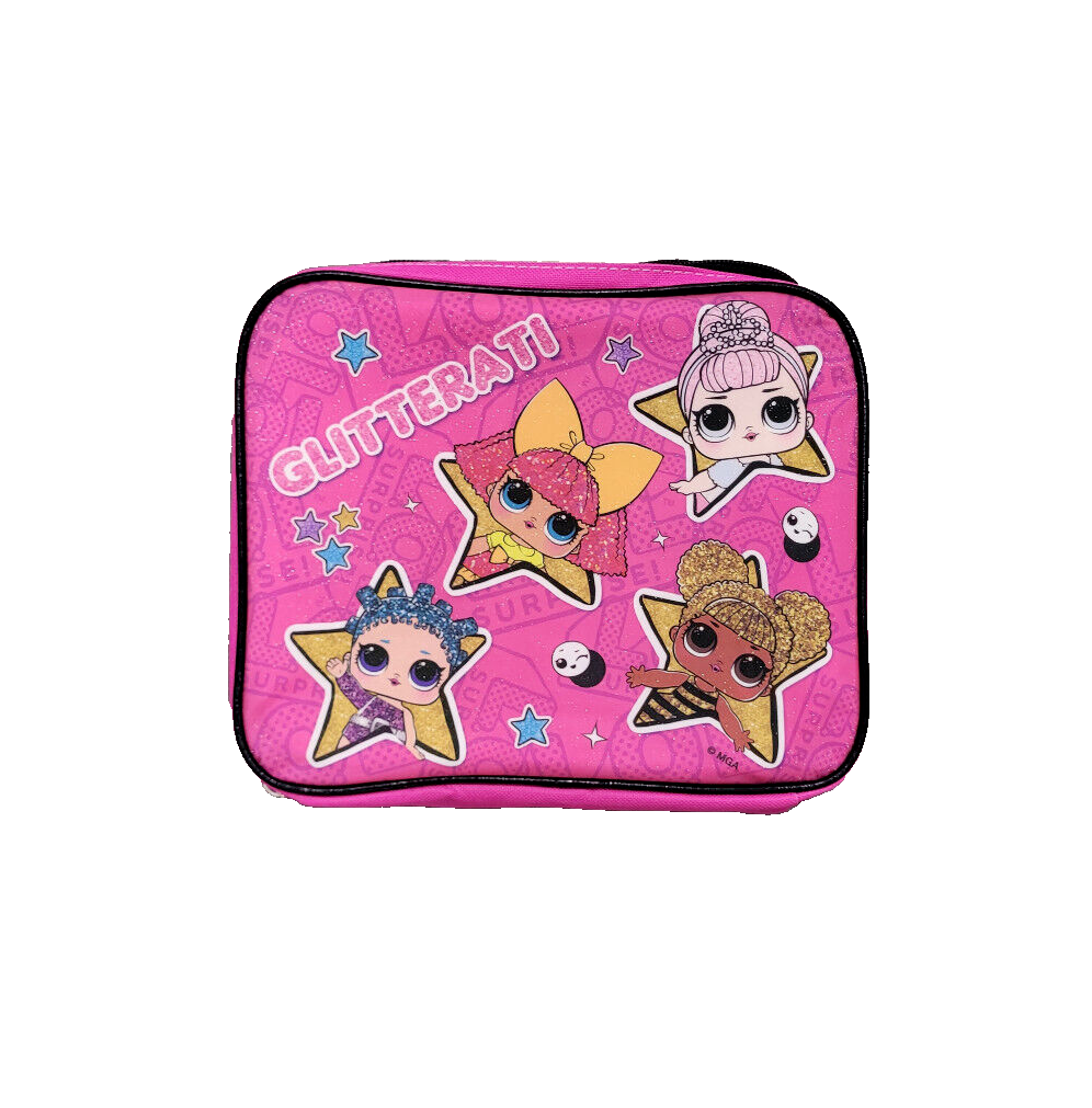 LOL Surprise! Soft Insulated Pink Lunchbox Lunch bag, New
