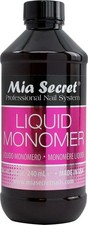 Mia Secret 8 oz / 240 ml MONÓMERO LÍQUIDO PROFESIONAL SISTEMA DE UÑAS ACRÍLICO