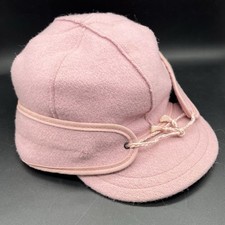 Stormy Kromer Original Wool Cap 7 1/8 Hat Pink Made In USA