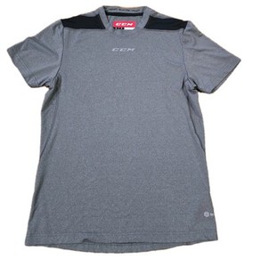 CCM Youth SP Hocky Jersey Gray/Black Short Sleeve