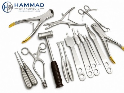 Basic Orthopedic Surgery Set 16 Pcs Spine Surgical Instruments Stainless Steel