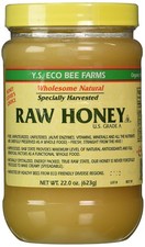 Y.S. Eco Bee Farms Raw Honey - 22 oz, Pack of 2 44 Ounce Pack 1 