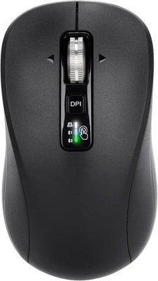 Wireless Mouse, Dual Bluetooth & USB, Silent Clicks, Adjustable DPI Rechargeable