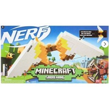 Nerf Minecraft Sabrewing Motorized Blaster Bow with 8 Elite Darts and Clip