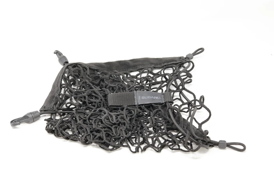 Maletero trasero Subaru Outback 2015-2019 red de carga OEM F551SAN000 negro Foto 2 de 3