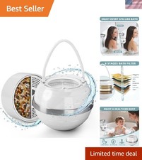 Bath Filter for Tub - Bathtub Water Filter with Splash Guard Removes Chlorine...
