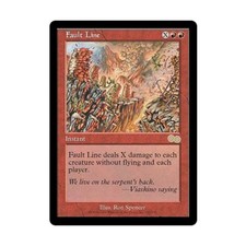 WotC MtG Urza's Saga Fault Line (R) NM
