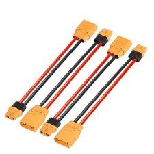 XT60 to XT90 Adapter 4 Pieces 12AWG XT60 Female to XT90 Male Connector Cable for