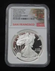 2020-S American Silver Eagle Proof *NGC Graded PF70 Ultra Cameo