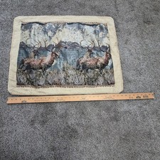 Vintage Deer Mountain Tapestry Pillow Sham Rustic Lodge Cabin Decor 23x28.5