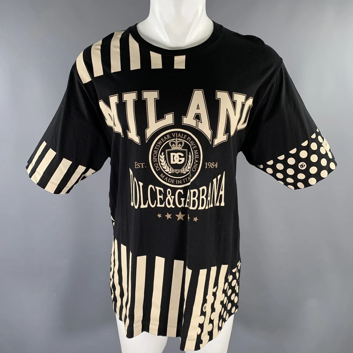 Dolce&Gabbana Striped Regular Size T-Shirts for Men for sale | eBay
