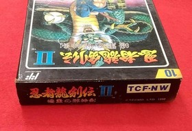 Tekmo Famicom Soft Ninja Dragon Swordden II Dark Evil God Sword Missing Used
