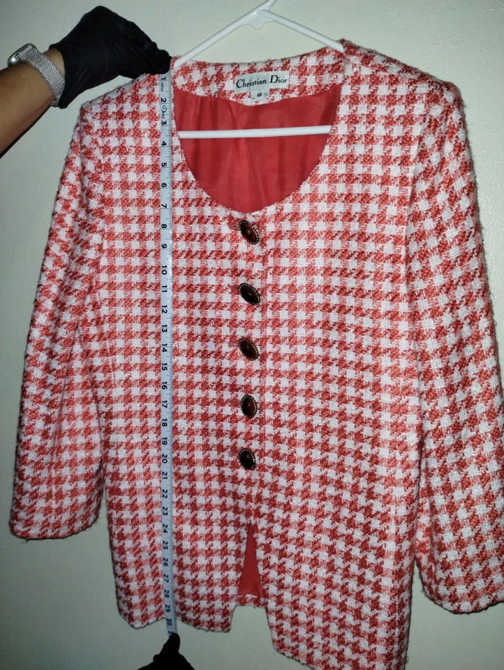 Traje de vestir Christian Dior vintage, estilo raro, hermoso Foto 4 de 4