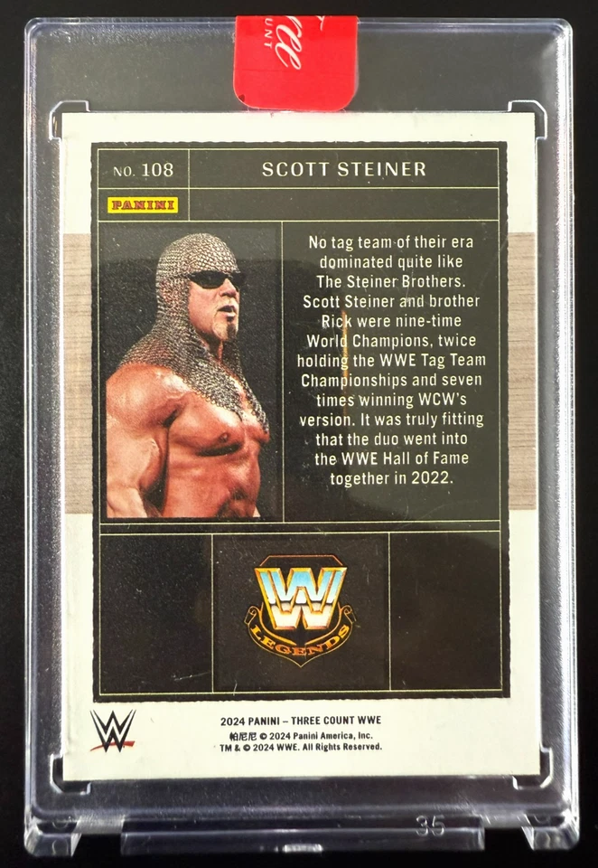 2024 Three Count WWE Scott Steiner /40 - Image 2 of 2