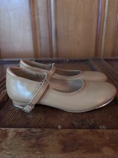 Unisex Child Easy Slide Buckle Maryjane Tap Dance Flat Shoe Size 11