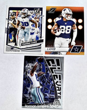 Cee Dee Lamb - 2023 Panini Donruss Zenith + Mosaic Insert- Dallas Cowboys - 3pcs