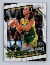 2025 Panini Prizm WNBA #127 Nika Muhl White Seismic Prizms