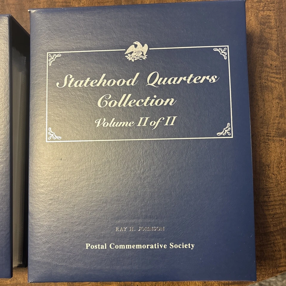 PCS Statehood 50 State Quarter With Stamps Collection Vol I & II Complete Set - Image 3 of 4