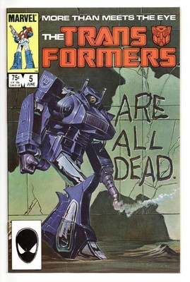 Transformers #5 Marvel 1985 VF/NM 1st Josie Beller Cameo G1 Comic