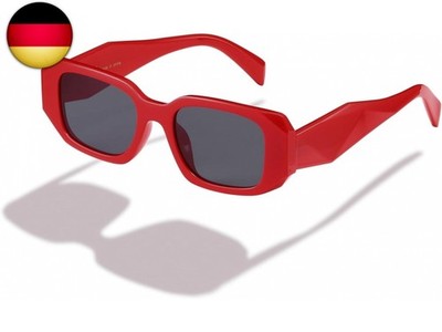 kimorn Rechteck Sonnenbrille für Frauen Männer Trendy Retro Trendy Sonnenbrille 