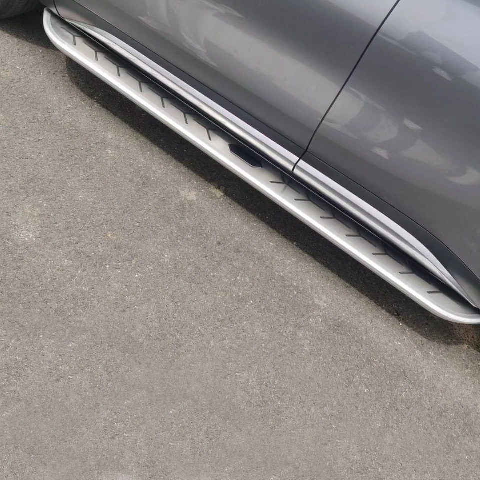 Pedal de peldaño lateral fijo para puerta Porsche Macan 2014-2024 2025 2 piezas Foto 3 de 4