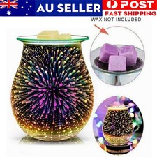 Aroma Diffuser 3D Firework Oil Melt Burner Essential Wax Warmer Night Light AU