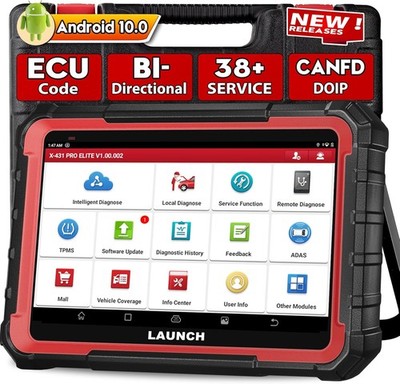 2026 LAUNCH X431 Pro Elite PROS V+ Bidirectional Car Diagnostic Scanner Coding