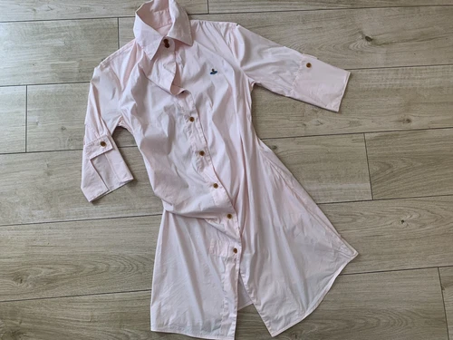 Pink VIVIENNE WESTWOOD ORB Shirt DRESS (UK XS)