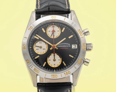 Eberhard & Co. Champion Chronograph 31022 Steel Gold Automatic 37mm