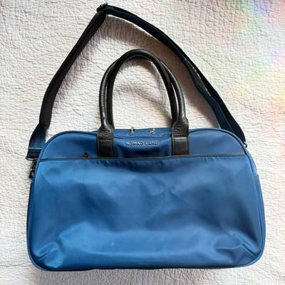 Nomad Lane Bento Bag Blue Nylon Weekender Luxury Gorpcore Bleisure Travel Duffle