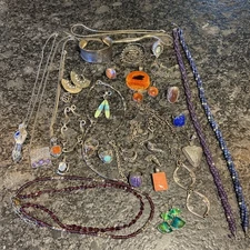 Vtg To Modern Bohemian Beautiful Jewelry Lot