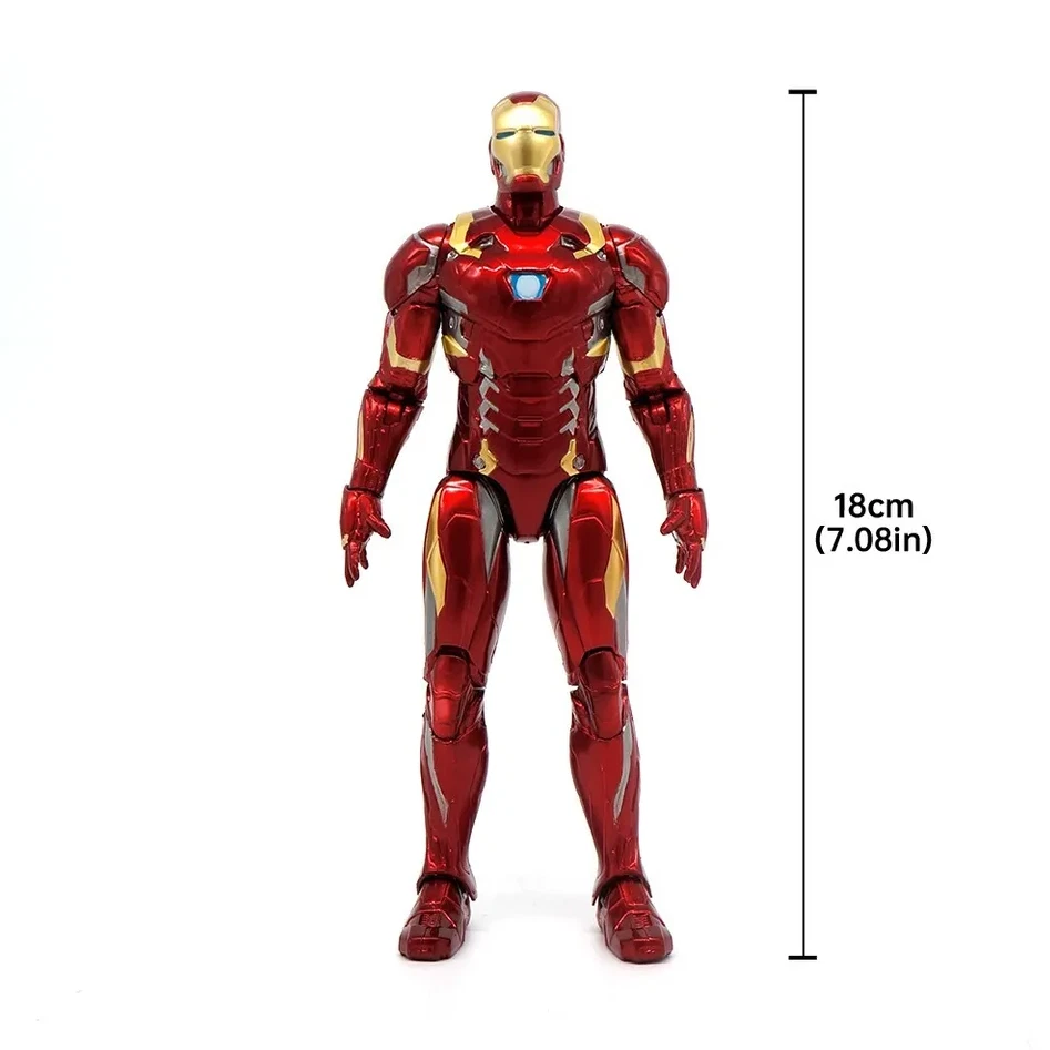 Figura de acción ZD Iron Man Marvel Avengers Legends Comic Heroes 7" juguetes para niños en caja Foto 2 de 4