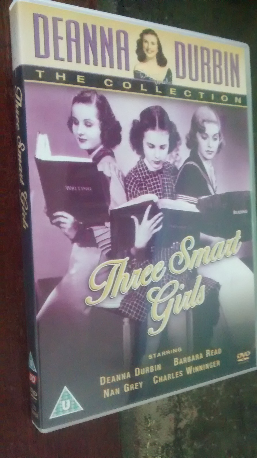 Three Smart Girls - deanna durbin [DVD] [1936] -  NO CASE INCLUDED...