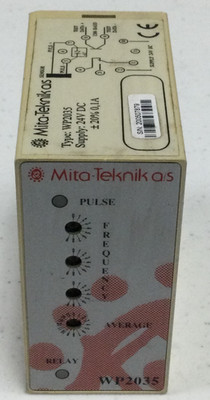 NEW, MITA-TEKNIK A/S WP 2035 REV. WATCH 0-99.9 HZ 9722035, PULSE FREQUENCY RELAY