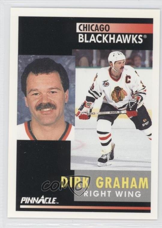 1991-92 Pinnacle Dirk Graham #261 0b4