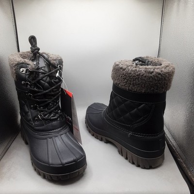 Storm By Cougar Carlisle Carlisle Boots Women's 8M Black Lace-up E131