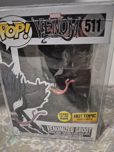 Funko Pop! Marvel Venom Venomized Groot #511 Hot Topic brilla exclusivo