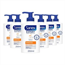 Sanex Expert Skin Health Sensitive Liquid Hand Wash, 250ml x 6 Sensitive 8.98 per litre