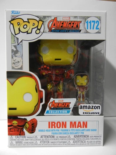 Funko Pop & Pin Marvel Avengers Beyond Earths Mightiest #1172 Iron Man Exclusive
