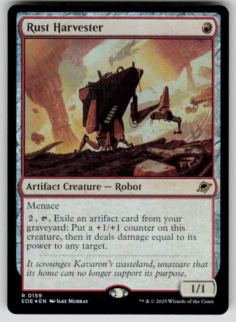 Rust Harvester Foil Rare Edge of Eternities 159 MTG Near Mint 2025