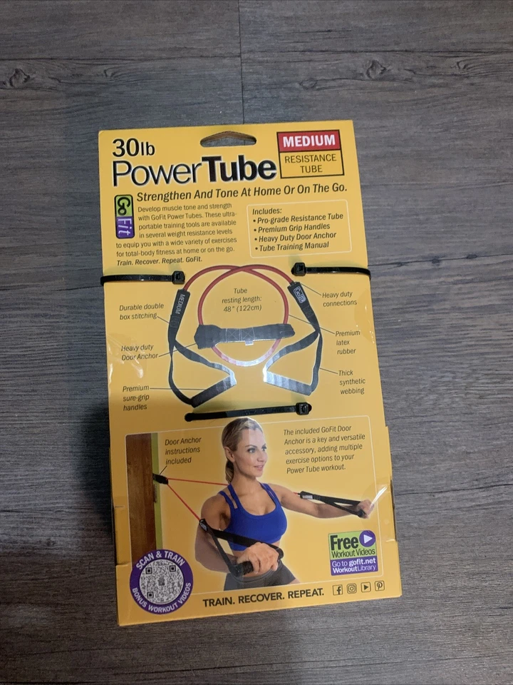 Tubo de alimentación GoFit con asas y anclaje de puerta 30 libras de capacidad Foto 2 de 2