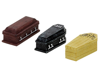 LEMAX Coffins / Halloween Spookytown Spooky Town Modellbau