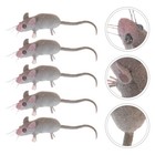 5 Pcs Fake Mice Mouse Ornaments Realistic Model Simulated Models Child