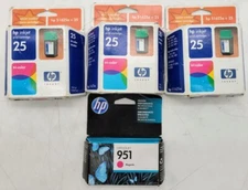 X3HP25 Inkjet Print Cartridge tri-color EXP2002 & HP 951 Magenta CN051AN EXP2018