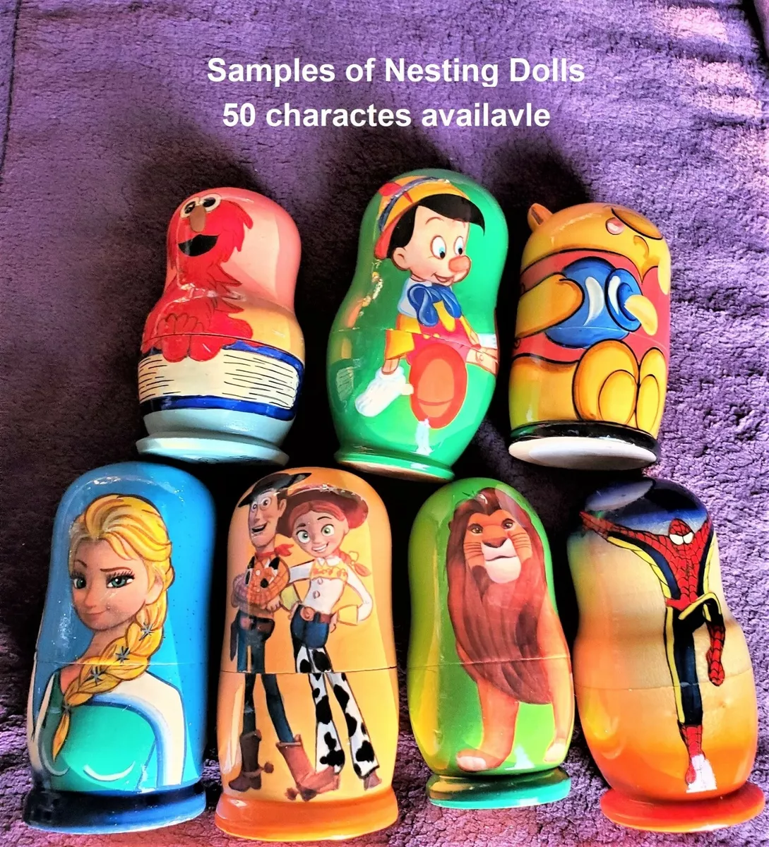 Frozen 2024 nesting dolls