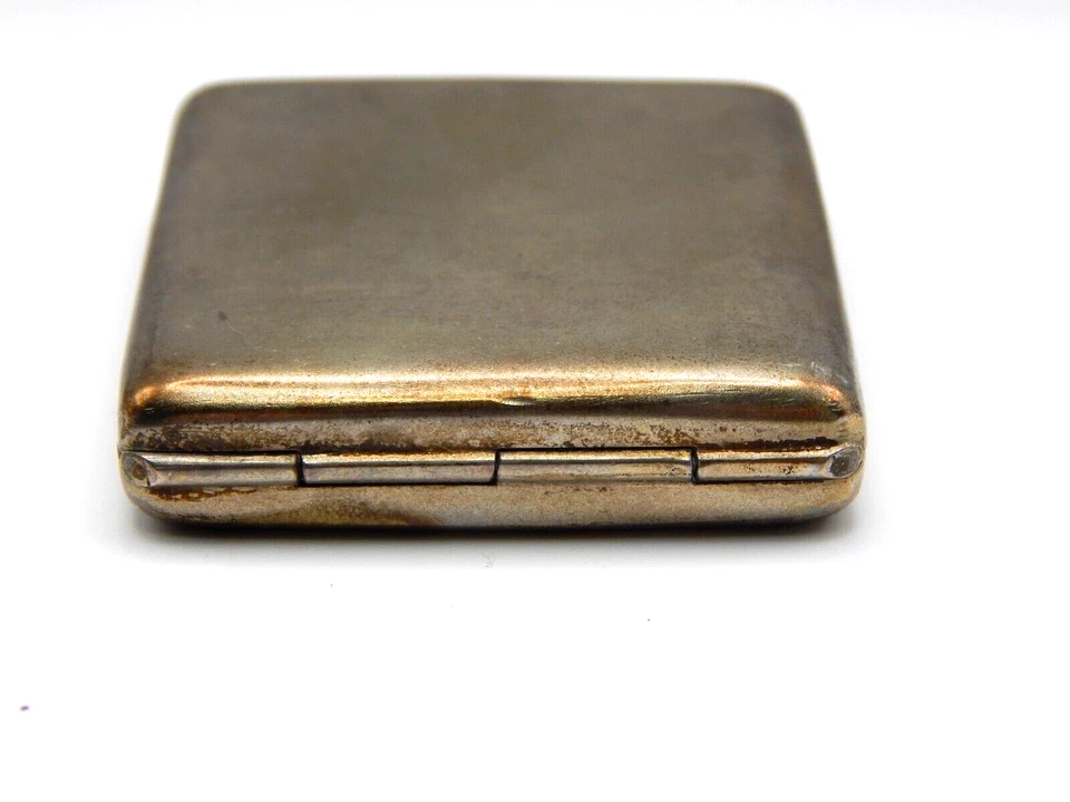 Estuche de plata vintage con sello de origen europeo Foto 4 de 4